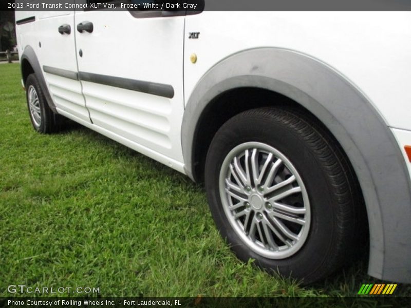 Frozen White / Dark Gray 2013 Ford Transit Connect XLT Van