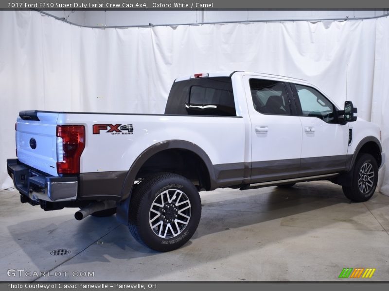 Oxford White / Camel 2017 Ford F250 Super Duty Lariat Crew Cab 4x4