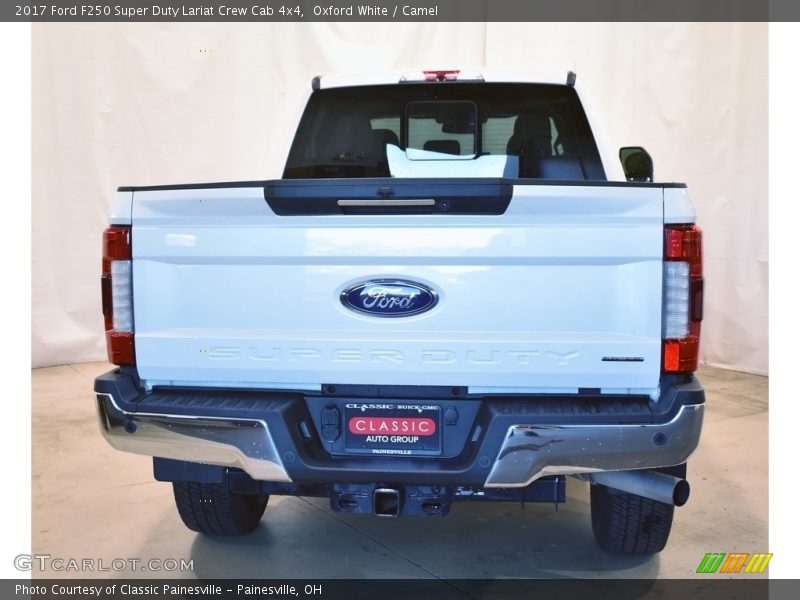 Oxford White / Camel 2017 Ford F250 Super Duty Lariat Crew Cab 4x4