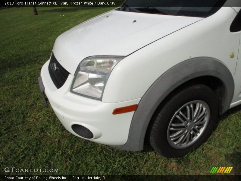 Frozen White / Dark Gray 2013 Ford Transit Connect XLT Van