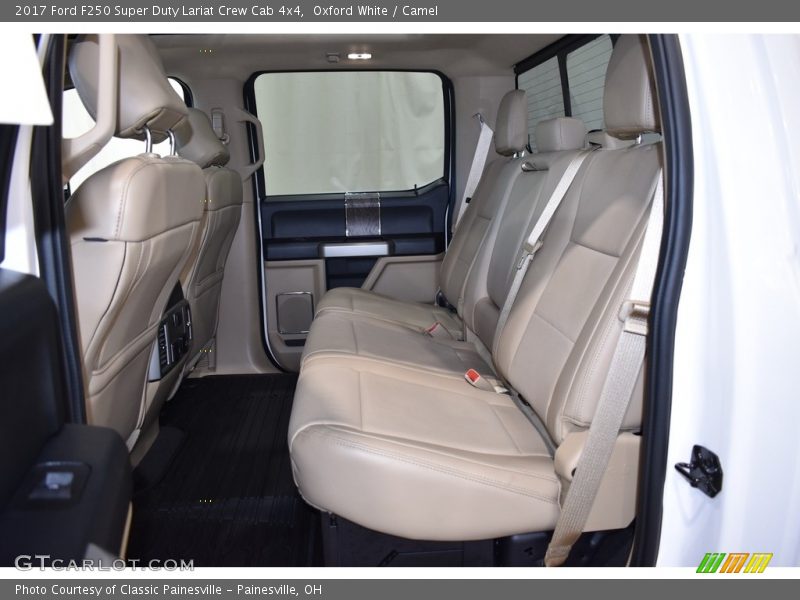 Oxford White / Camel 2017 Ford F250 Super Duty Lariat Crew Cab 4x4