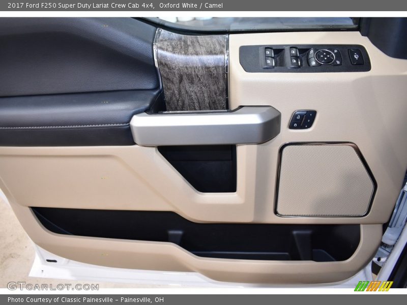 Oxford White / Camel 2017 Ford F250 Super Duty Lariat Crew Cab 4x4