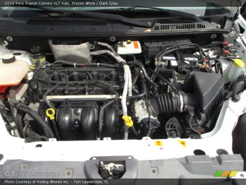 Frozen White / Dark Gray 2013 Ford Transit Connect XLT Van