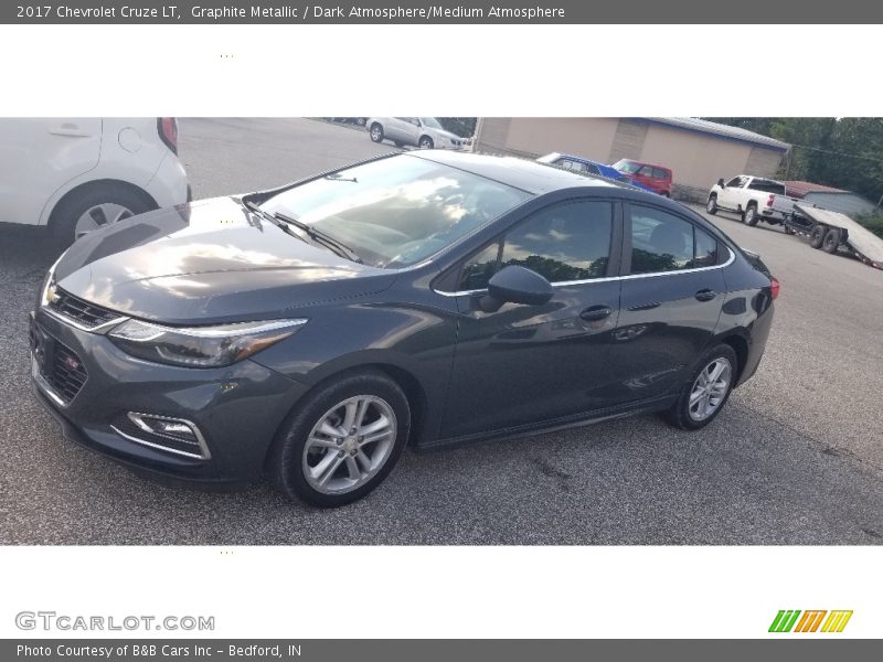 Graphite Metallic / Dark Atmosphere/Medium Atmosphere 2017 Chevrolet Cruze LT