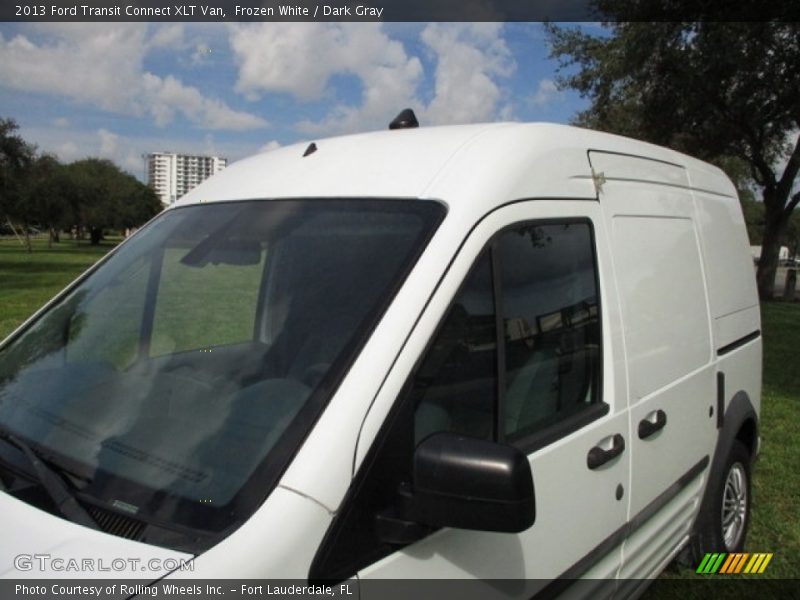 Frozen White / Dark Gray 2013 Ford Transit Connect XLT Van