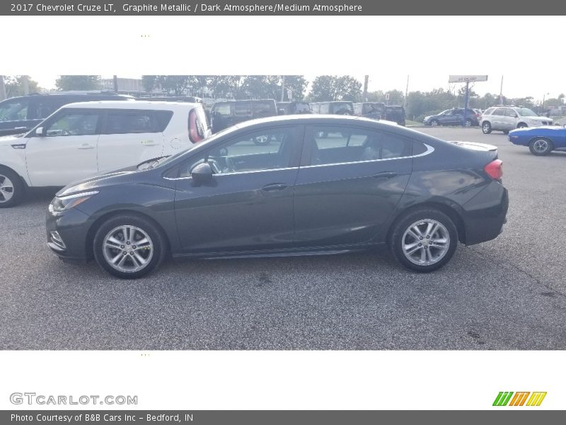 Graphite Metallic / Dark Atmosphere/Medium Atmosphere 2017 Chevrolet Cruze LT