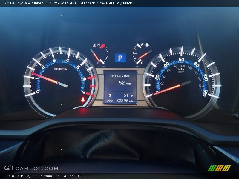 Magnetic Gray Metallic / Black 2019 Toyota 4Runner TRD Off-Road 4x4