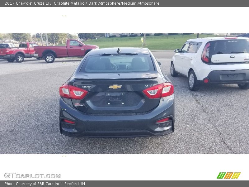 Graphite Metallic / Dark Atmosphere/Medium Atmosphere 2017 Chevrolet Cruze LT
