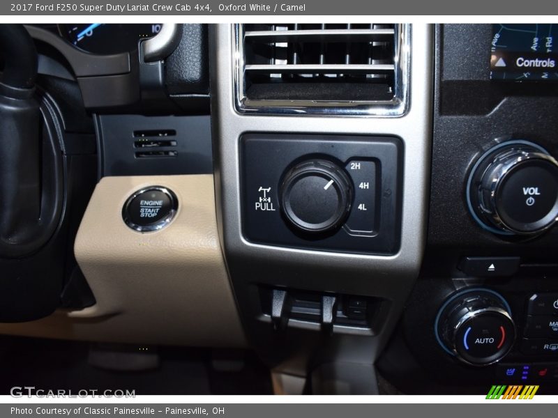 Oxford White / Camel 2017 Ford F250 Super Duty Lariat Crew Cab 4x4