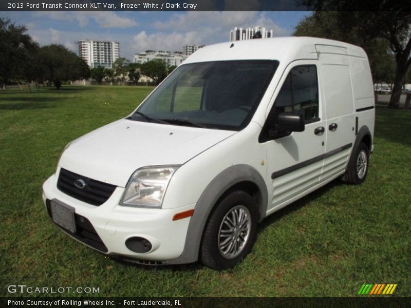 Frozen White / Dark Gray 2013 Ford Transit Connect XLT Van