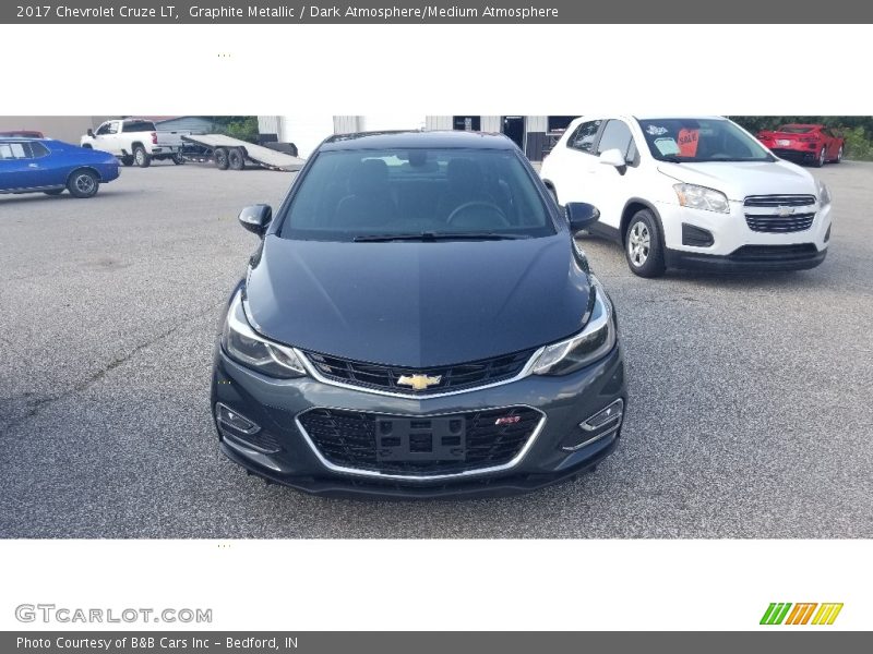 Graphite Metallic / Dark Atmosphere/Medium Atmosphere 2017 Chevrolet Cruze LT