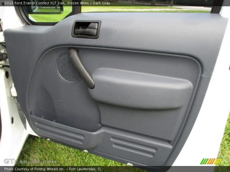 Frozen White / Dark Gray 2013 Ford Transit Connect XLT Van
