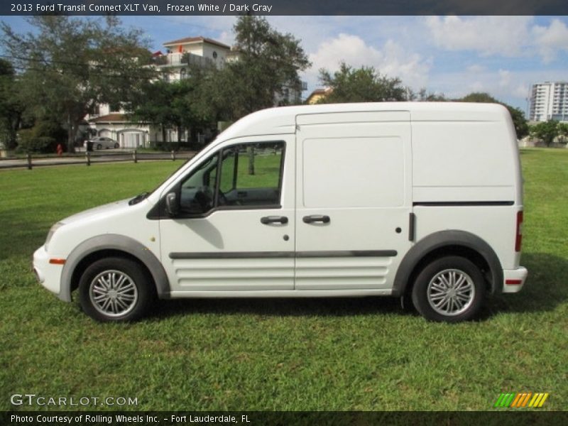 Frozen White / Dark Gray 2013 Ford Transit Connect XLT Van