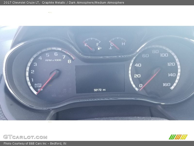 Graphite Metallic / Dark Atmosphere/Medium Atmosphere 2017 Chevrolet Cruze LT