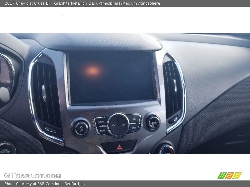 Graphite Metallic / Dark Atmosphere/Medium Atmosphere 2017 Chevrolet Cruze LT