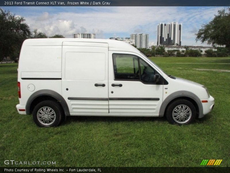 Frozen White / Dark Gray 2013 Ford Transit Connect XLT Van