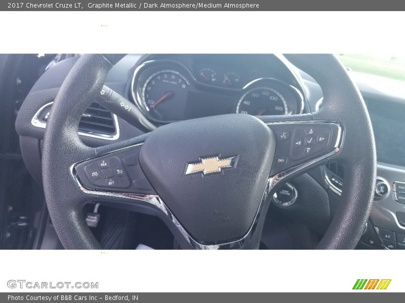 Graphite Metallic / Dark Atmosphere/Medium Atmosphere 2017 Chevrolet Cruze LT