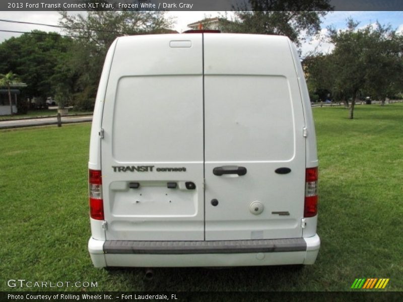 Frozen White / Dark Gray 2013 Ford Transit Connect XLT Van