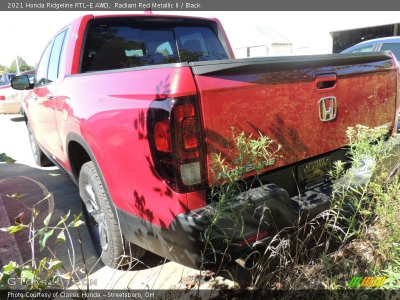 Radiant Red Metallic II / Black 2021 Honda Ridgeline RTL-E AWD