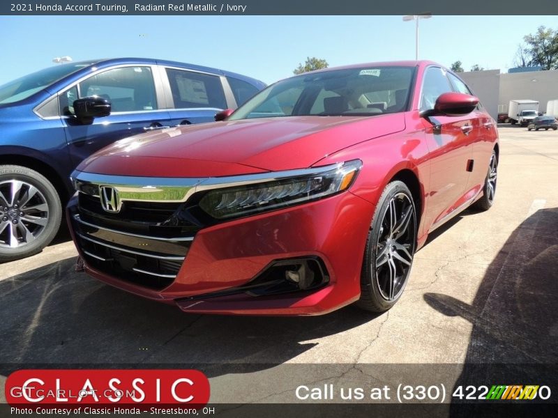 Radiant Red Metallic / Ivory 2021 Honda Accord Touring