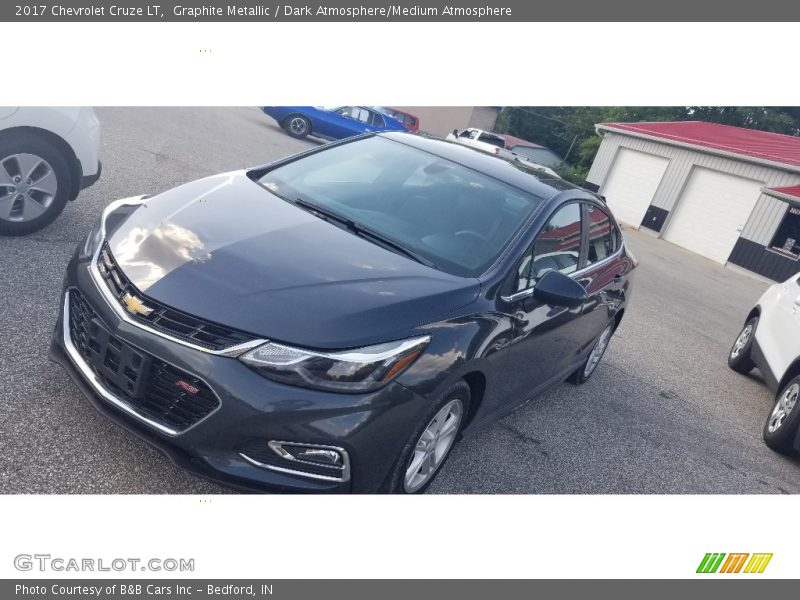 Graphite Metallic / Dark Atmosphere/Medium Atmosphere 2017 Chevrolet Cruze LT