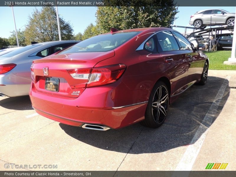 Radiant Red Metallic / Ivory 2021 Honda Accord Touring