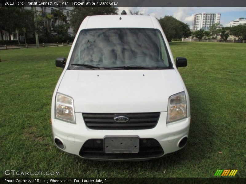 Frozen White / Dark Gray 2013 Ford Transit Connect XLT Van