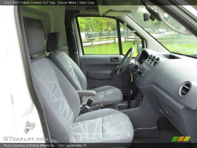 Frozen White / Dark Gray 2013 Ford Transit Connect XLT Van