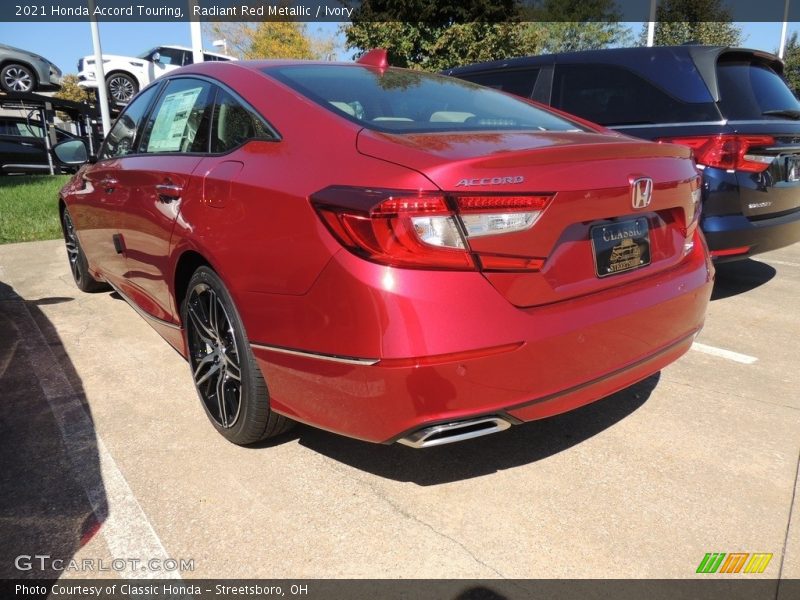 Radiant Red Metallic / Ivory 2021 Honda Accord Touring