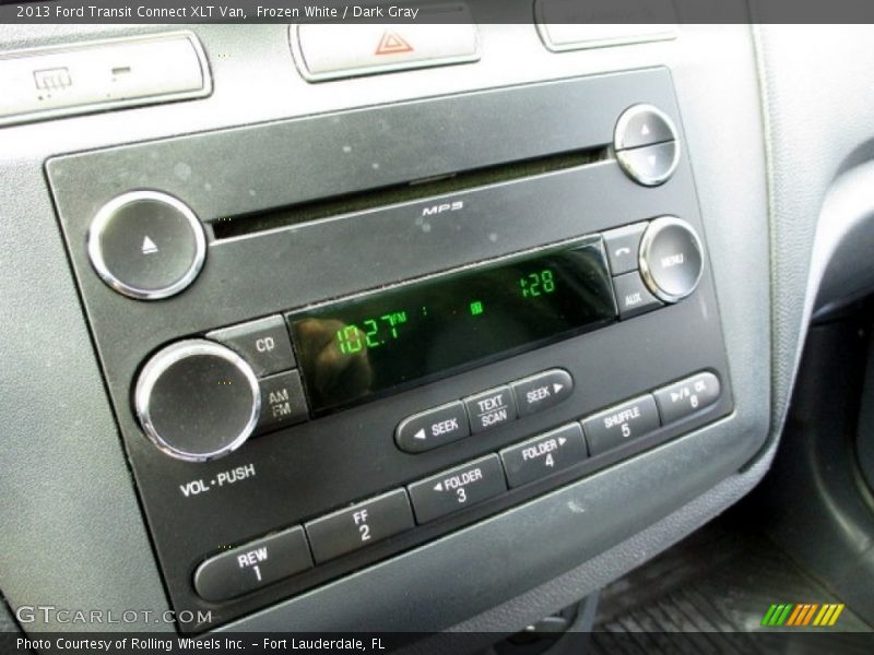 Frozen White / Dark Gray 2013 Ford Transit Connect XLT Van