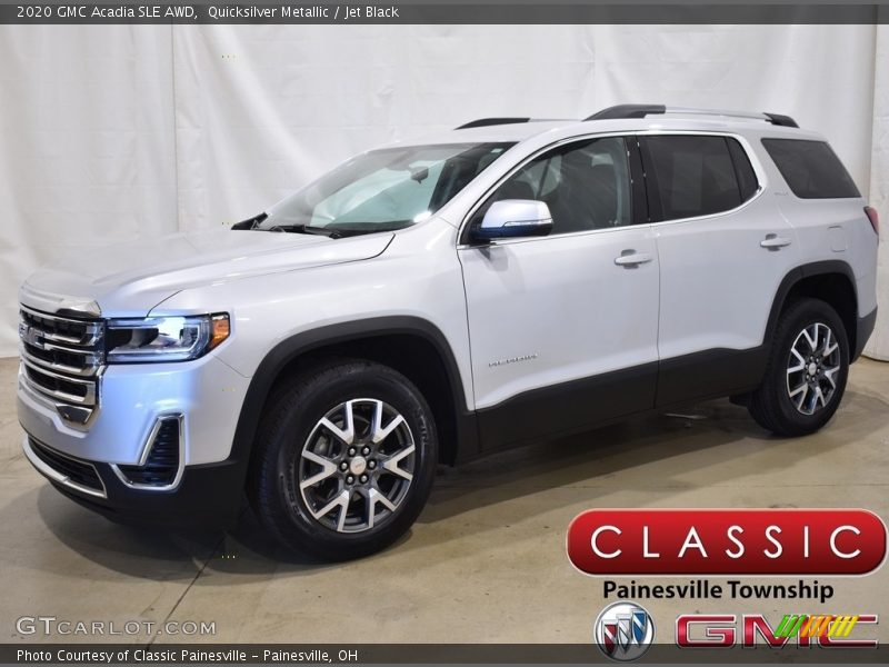 Quicksilver Metallic / Jet Black 2020 GMC Acadia SLE AWD