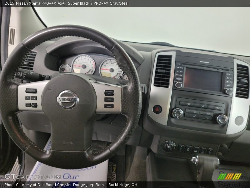 Super Black / PRO-4X Gray/Steel 2015 Nissan Xterra PRO-4X 4x4