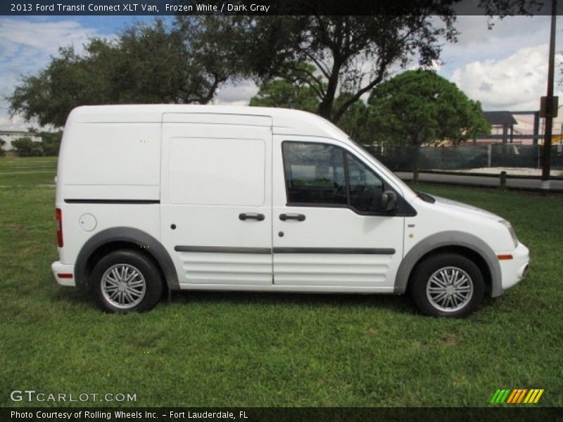 Frozen White / Dark Gray 2013 Ford Transit Connect XLT Van