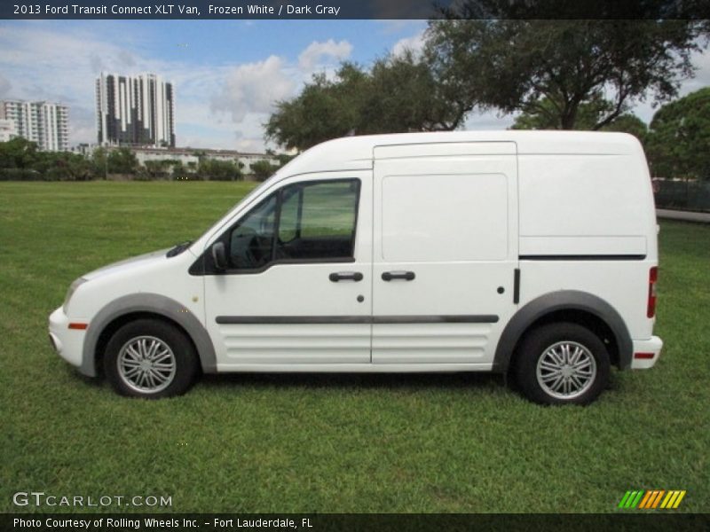 Frozen White / Dark Gray 2013 Ford Transit Connect XLT Van