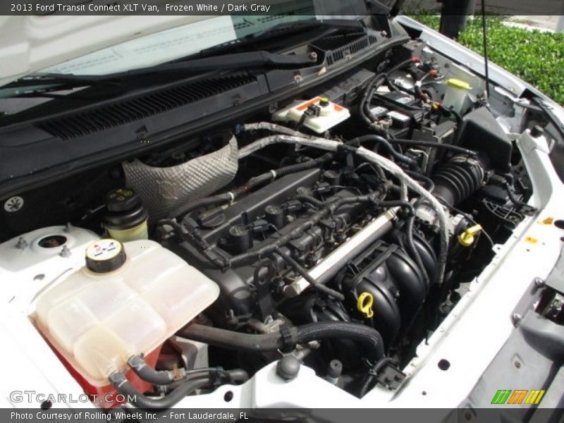 Frozen White / Dark Gray 2013 Ford Transit Connect XLT Van