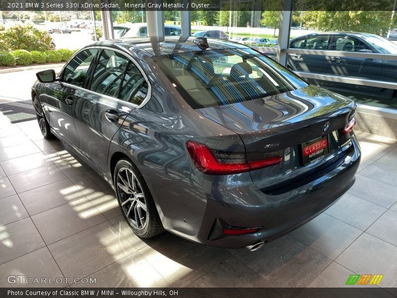 Mineral Gray Metallic / Oyster 2021 BMW 3 Series 330i xDrive Sedan