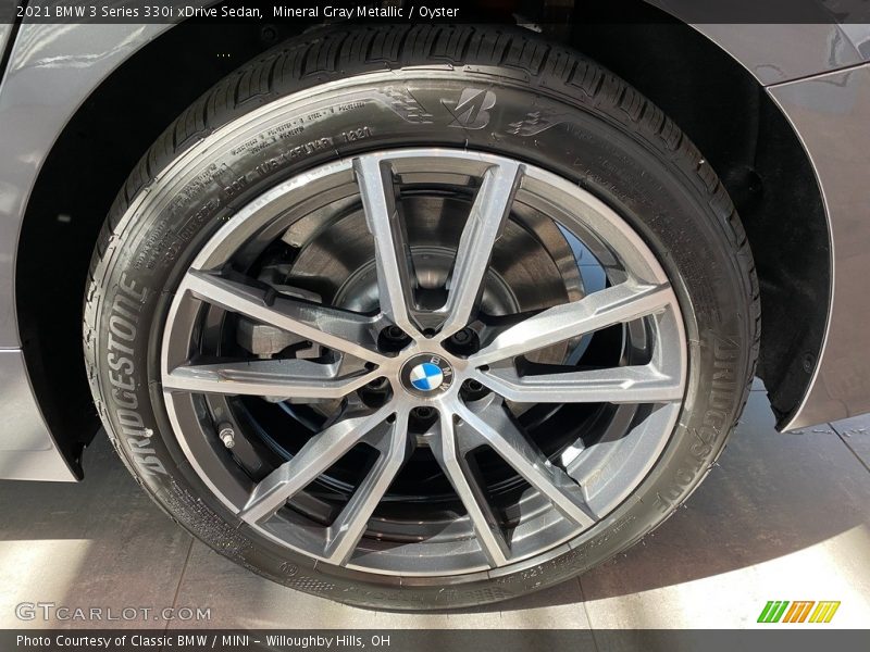 Mineral Gray Metallic / Oyster 2021 BMW 3 Series 330i xDrive Sedan