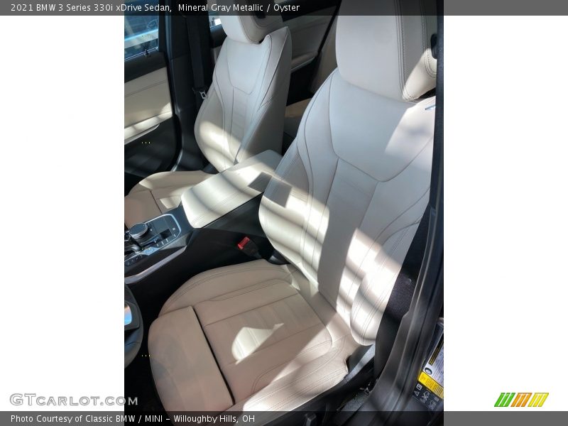 Mineral Gray Metallic / Oyster 2021 BMW 3 Series 330i xDrive Sedan