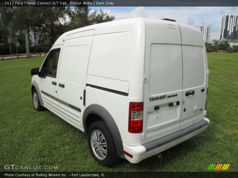 Frozen White / Dark Gray 2013 Ford Transit Connect XLT Van