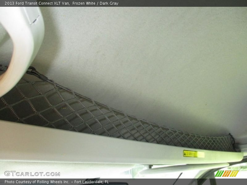Frozen White / Dark Gray 2013 Ford Transit Connect XLT Van
