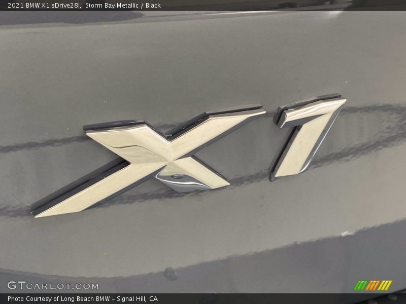 Storm Bay Metallic / Black 2021 BMW X1 sDrive28i