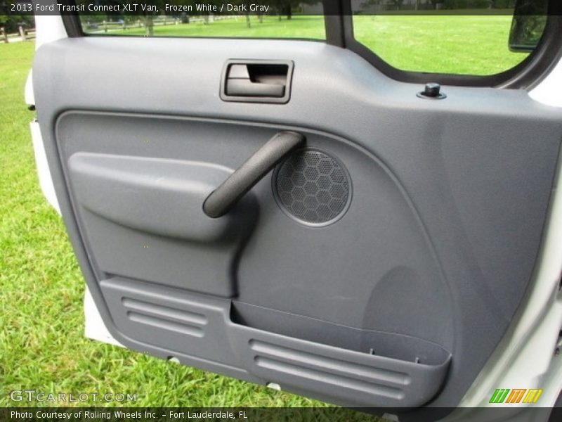 Frozen White / Dark Gray 2013 Ford Transit Connect XLT Van