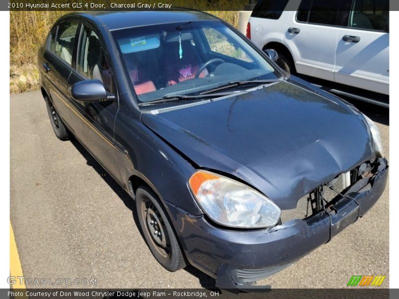 Charcoal Gray / Gray 2010 Hyundai Accent GLS 4 Door