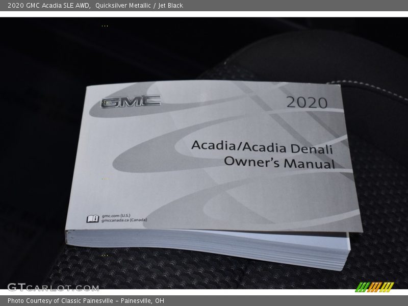 Quicksilver Metallic / Jet Black 2020 GMC Acadia SLE AWD