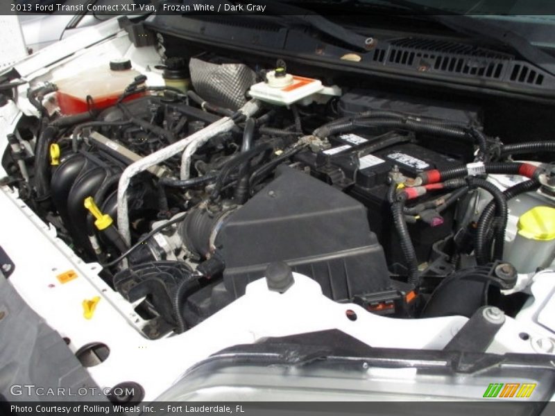 Frozen White / Dark Gray 2013 Ford Transit Connect XLT Van