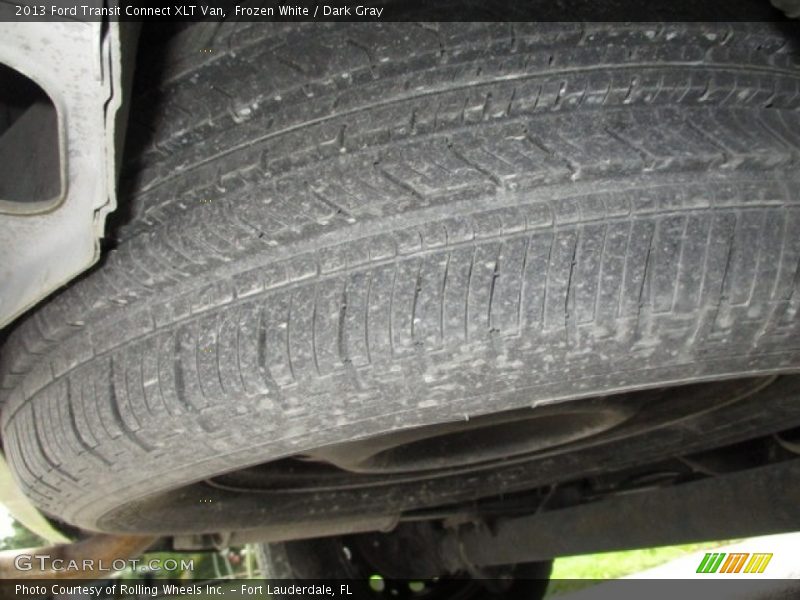 Frozen White / Dark Gray 2013 Ford Transit Connect XLT Van