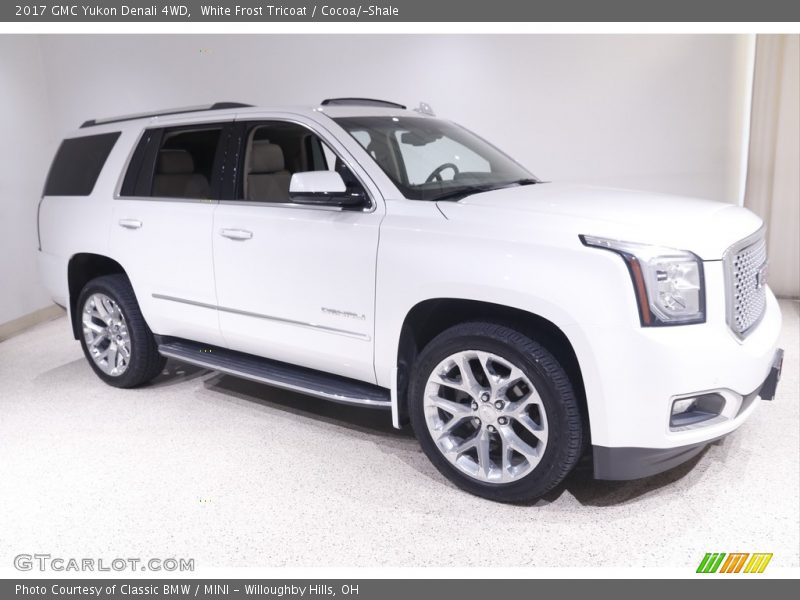 White Frost Tricoat / Cocoa/­Shale 2017 GMC Yukon Denali 4WD