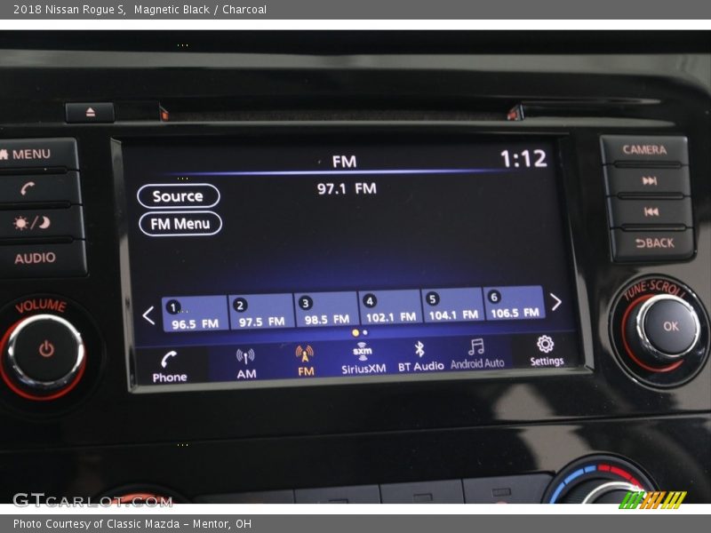 Magnetic Black / Charcoal 2018 Nissan Rogue S
