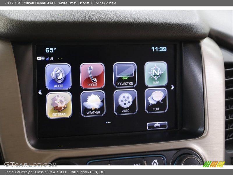 White Frost Tricoat / Cocoa/­Shale 2017 GMC Yukon Denali 4WD
