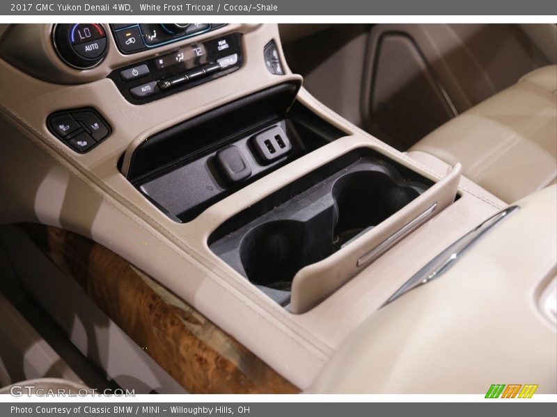 White Frost Tricoat / Cocoa/­Shale 2017 GMC Yukon Denali 4WD